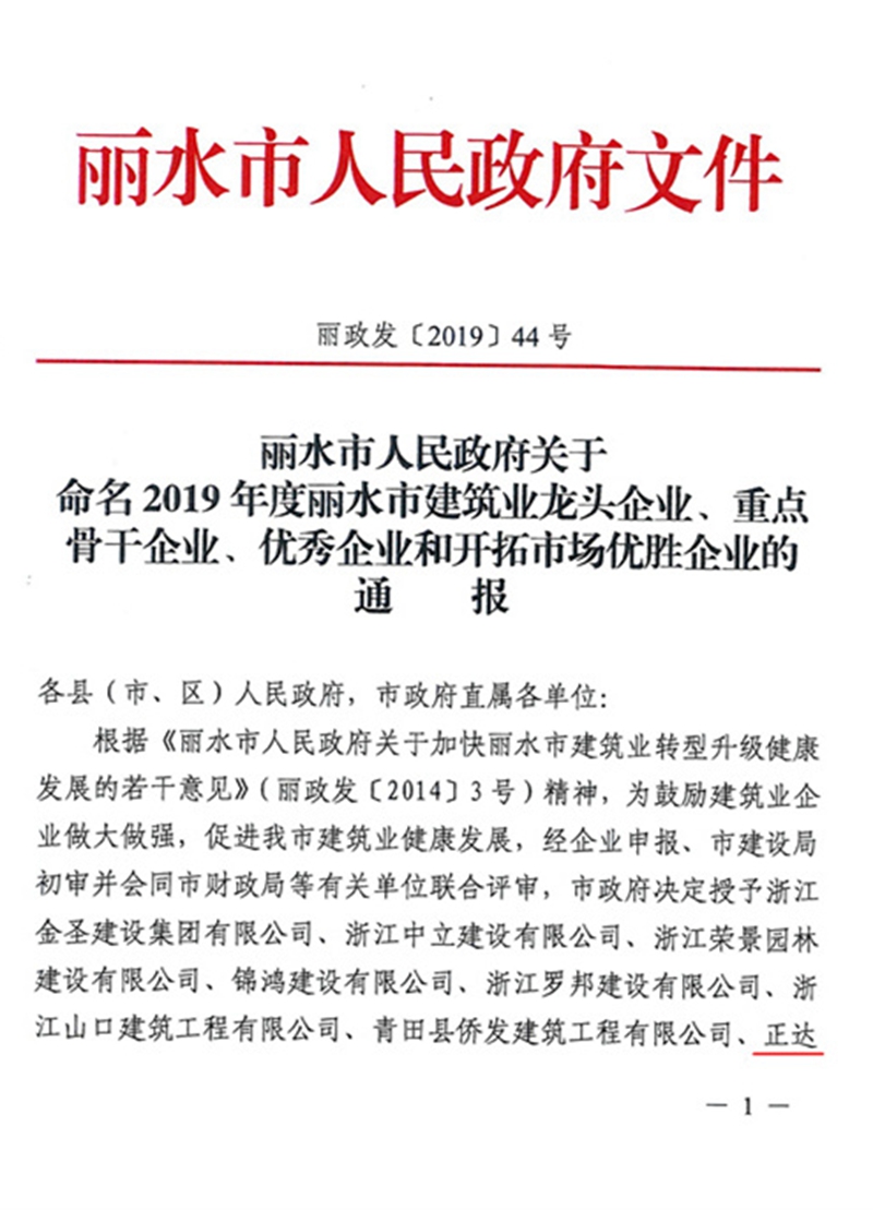 2019年龍頭企業(yè)